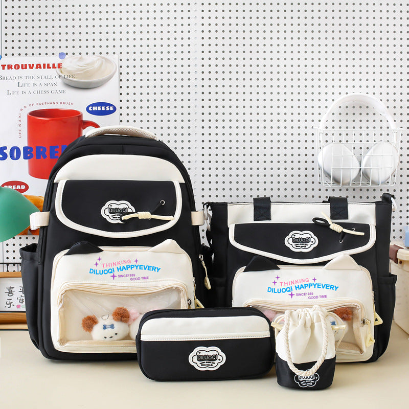 Multi-Functional 5-Piece School Backpack Organizer Set Bowlift