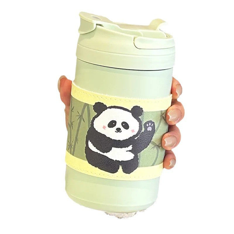 Women's Insulated Thermo Mug with Cute Animal Design Bowlift