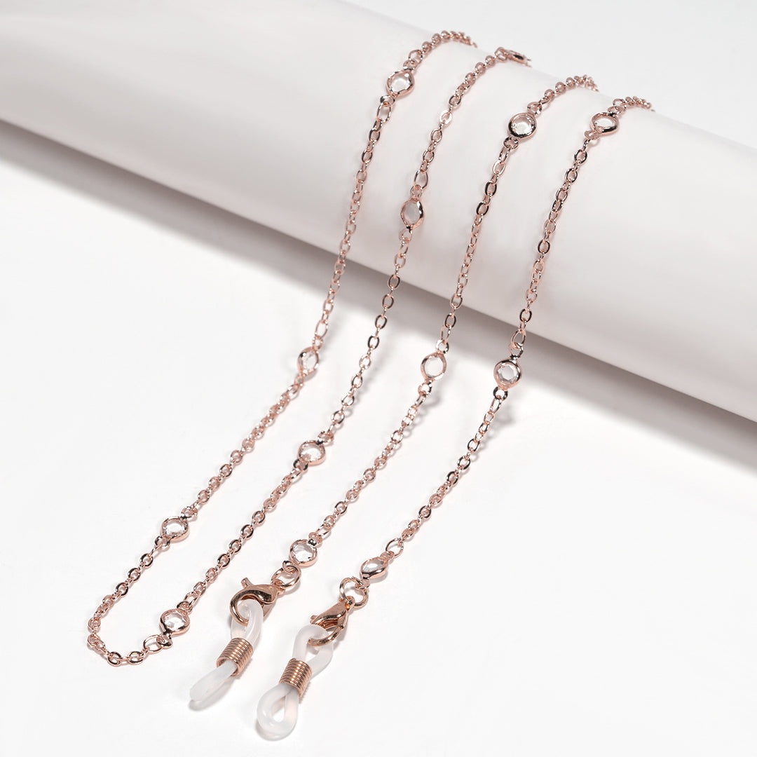 Decorative Eyewear Chain with Gem Detailing Bowlift