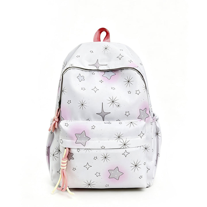 Starry Print Backpack Bowlift