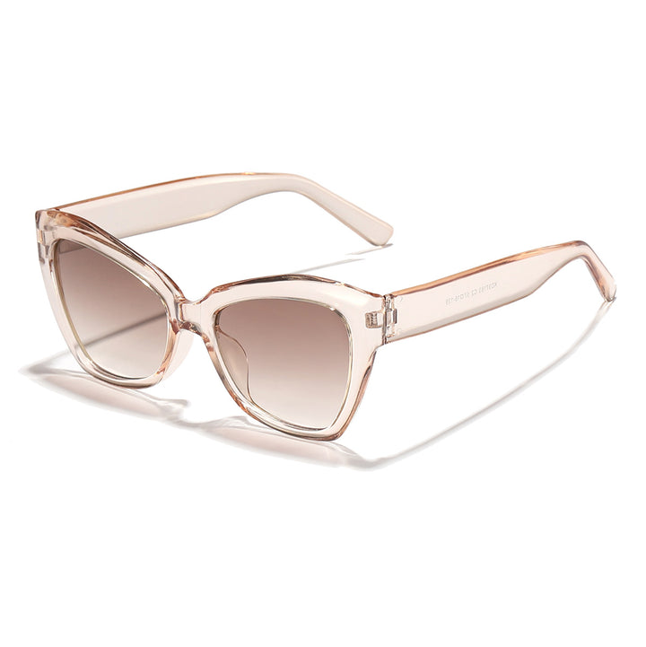 Women's Cat-Eye Sunglasses with stylish transparent frame Bowlift