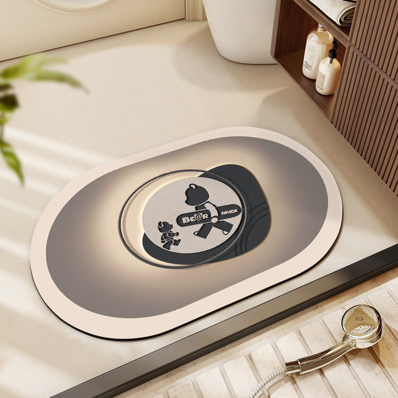 Cozy Comfort Bathroom Mat Bowlift