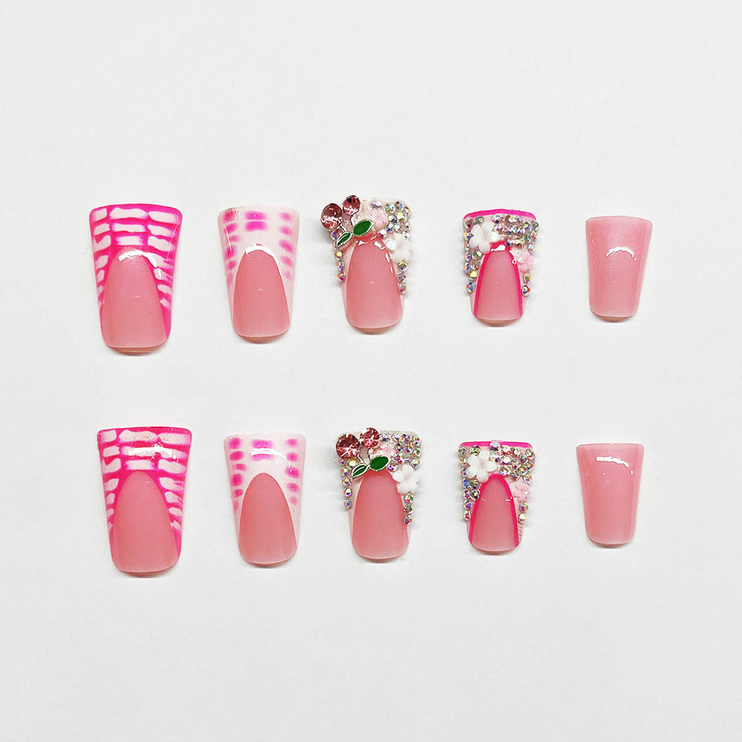 Decorative Artful Press-On Nails Bowlift