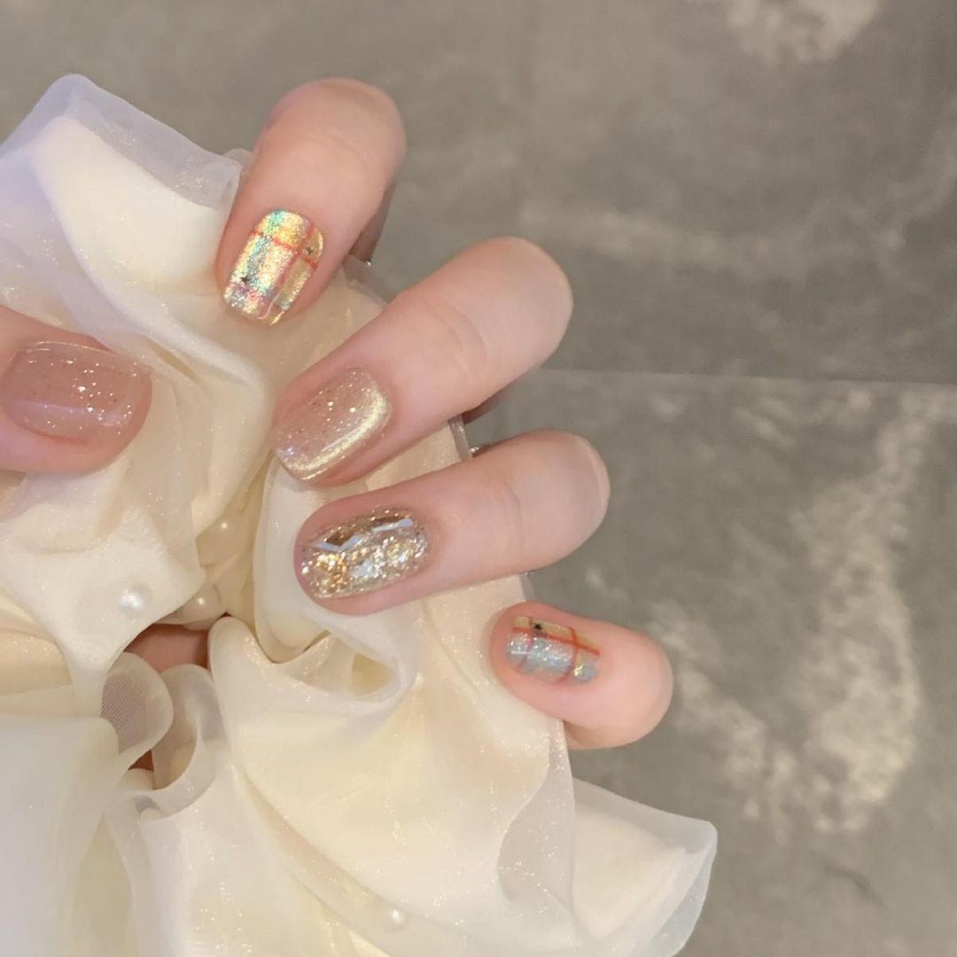 Creative Glitter Nail Tips Bowlift