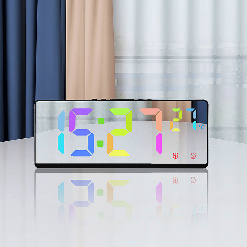 Digital alarm clock with mirror display and temperature function Bowlift