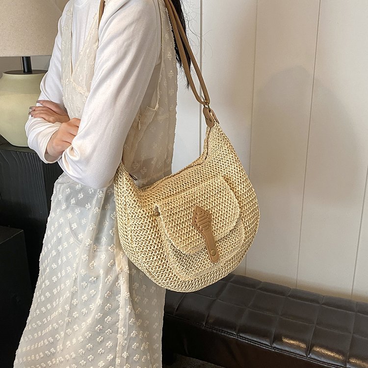 Handcrafted Macrame Hobo Bag Bowlift