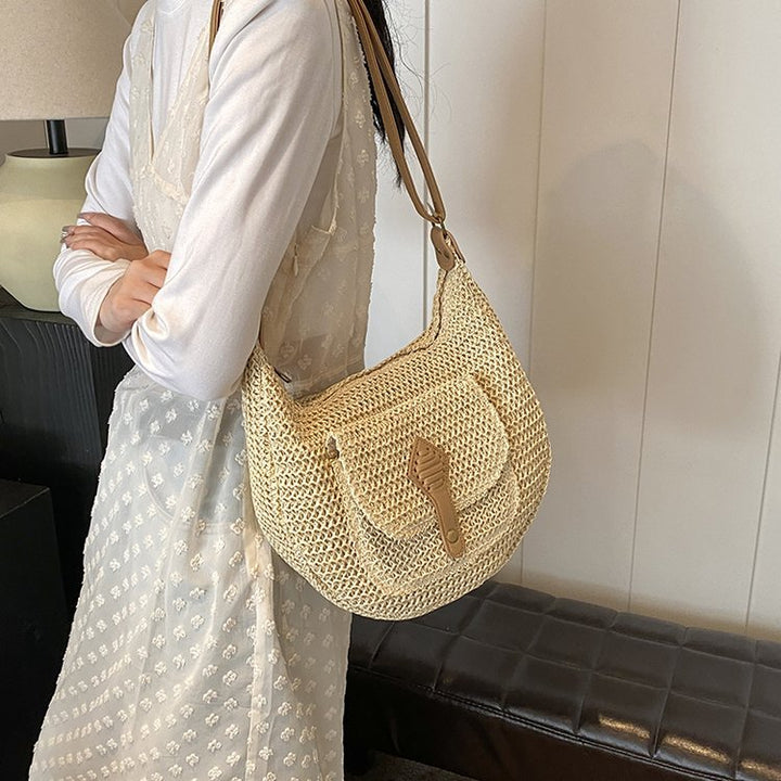 Handcrafted Macrame Hobo Bag Bowlift
