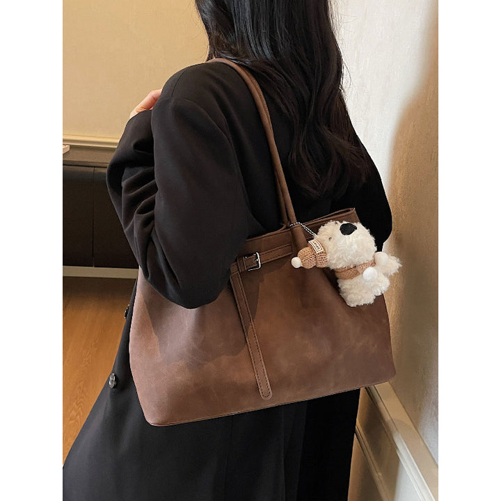 Versatile Leather Tote Bag Bowlift