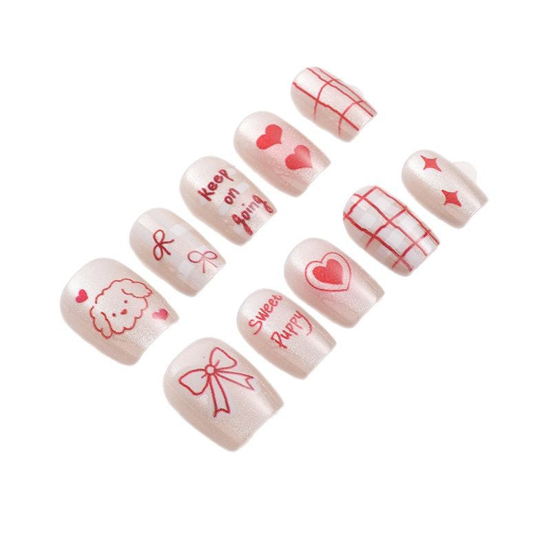 Trendy Press-On Nail Set Bowlift