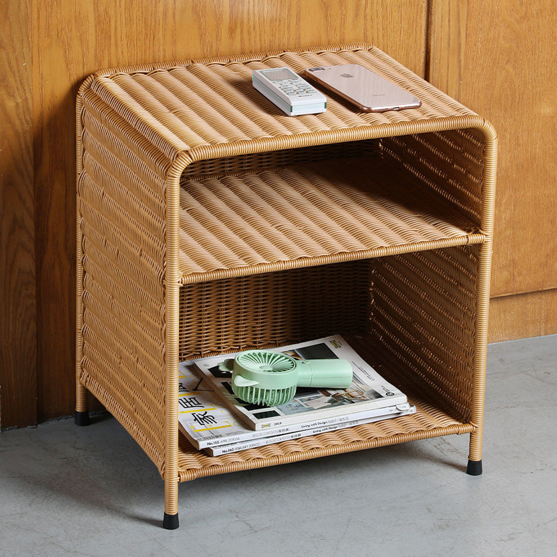 Natural Woven Open Shelf Storage Unit Bowlift