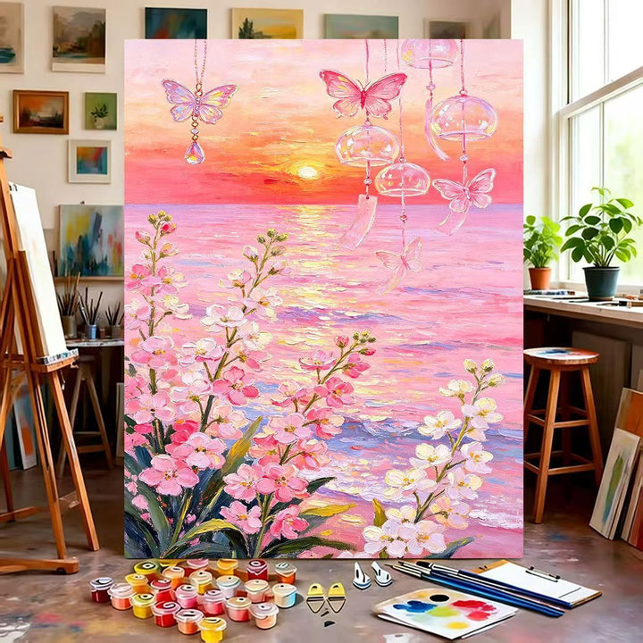 Dreamy Floral Canvas Painting Kit Bowlift