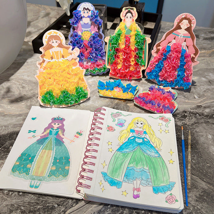BowLift | Princesses Coloring and Crafting Book
