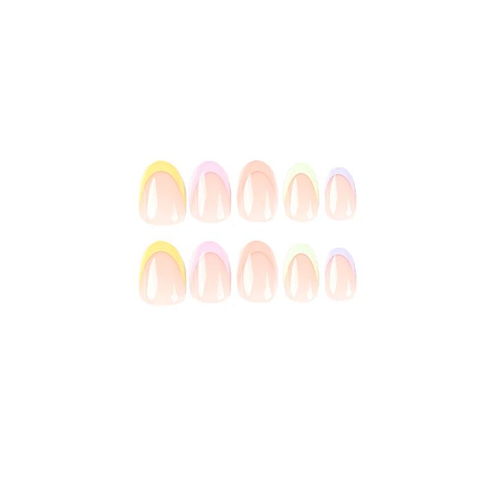 Artful nail extensions with elegant gradient and shine Bowlift