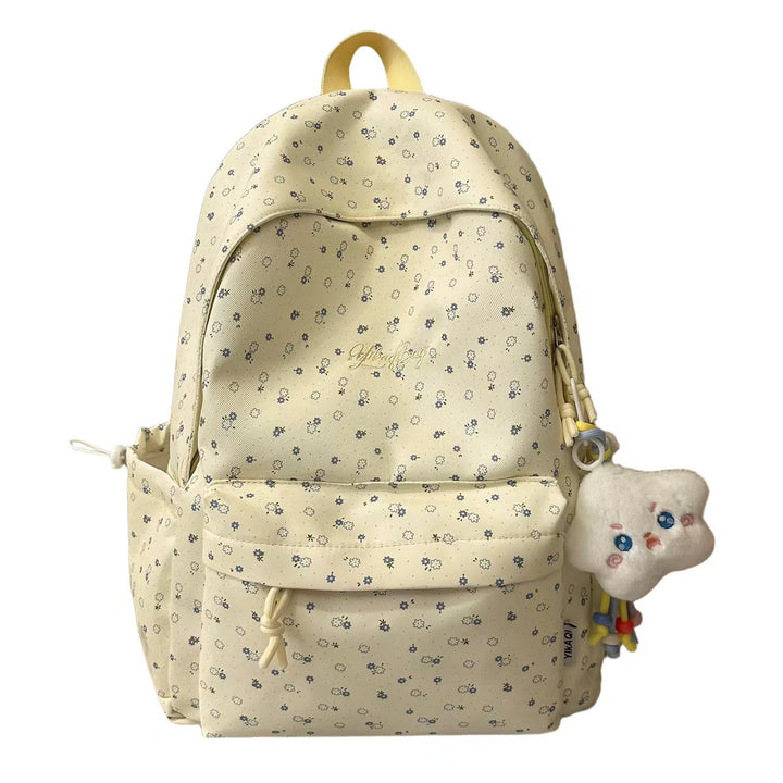 Floral Printed Lightweight Backpack Bowlift
