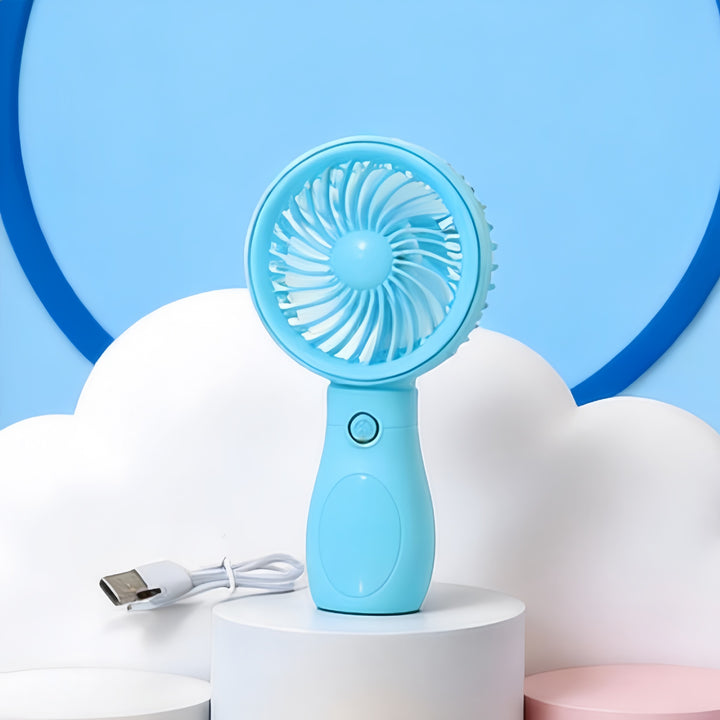 Women's Portable Mini Hand Fan with USB Charging Function Bowlift
