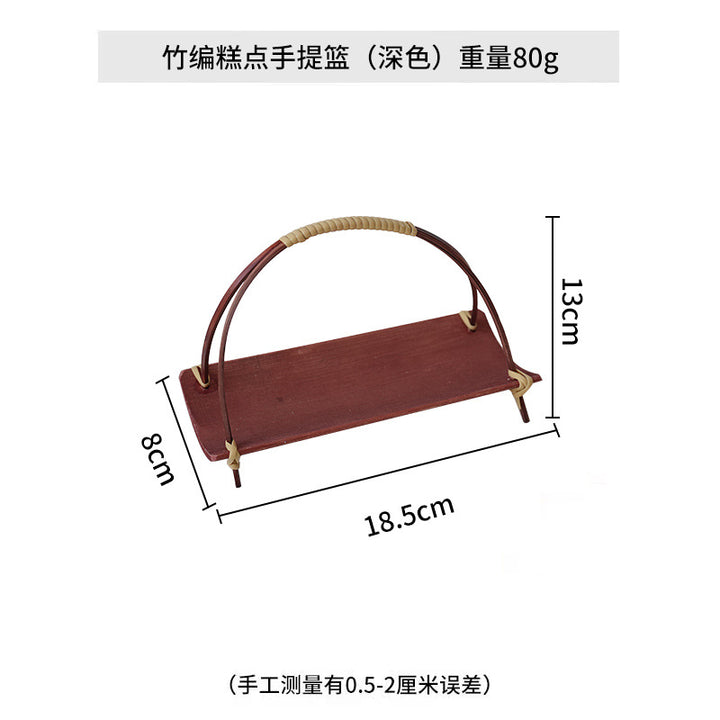 Women's Handmade Bamboo Carry Basket Bowlift