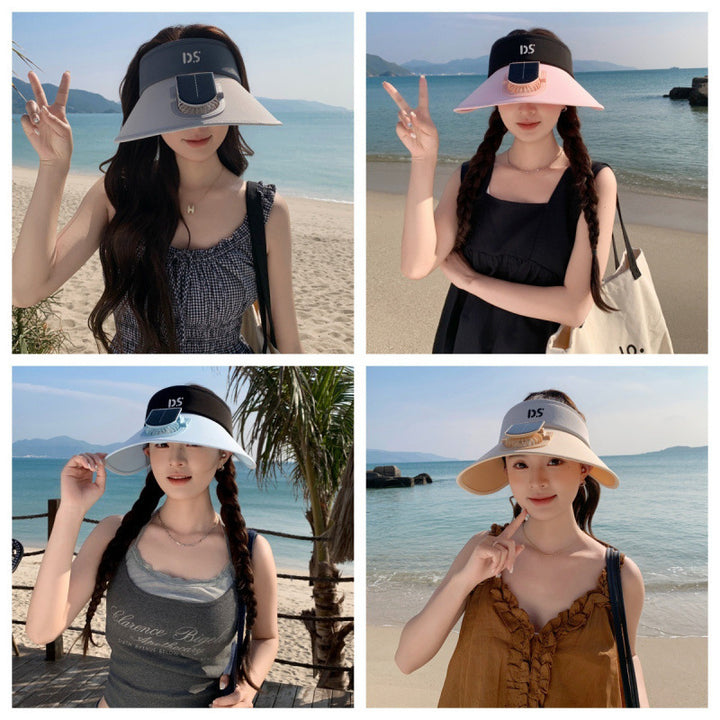 Adjustable sun visor with extra wide brim and breathable headband Bowlift