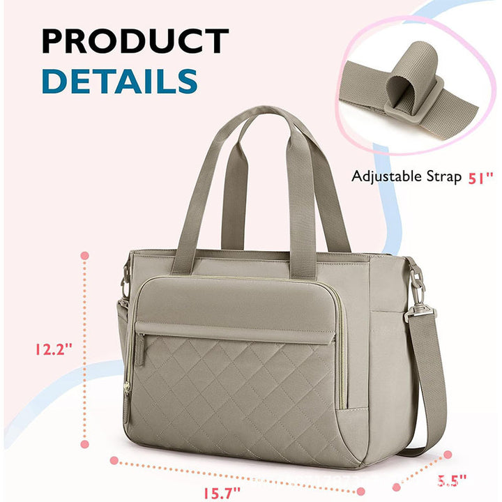 Stylish and Elegant Laptop Bag with Hermetic Interior Compartment Bowlift