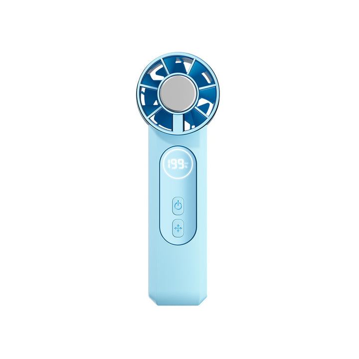 Women's portable mini fan with LED display Bowlift