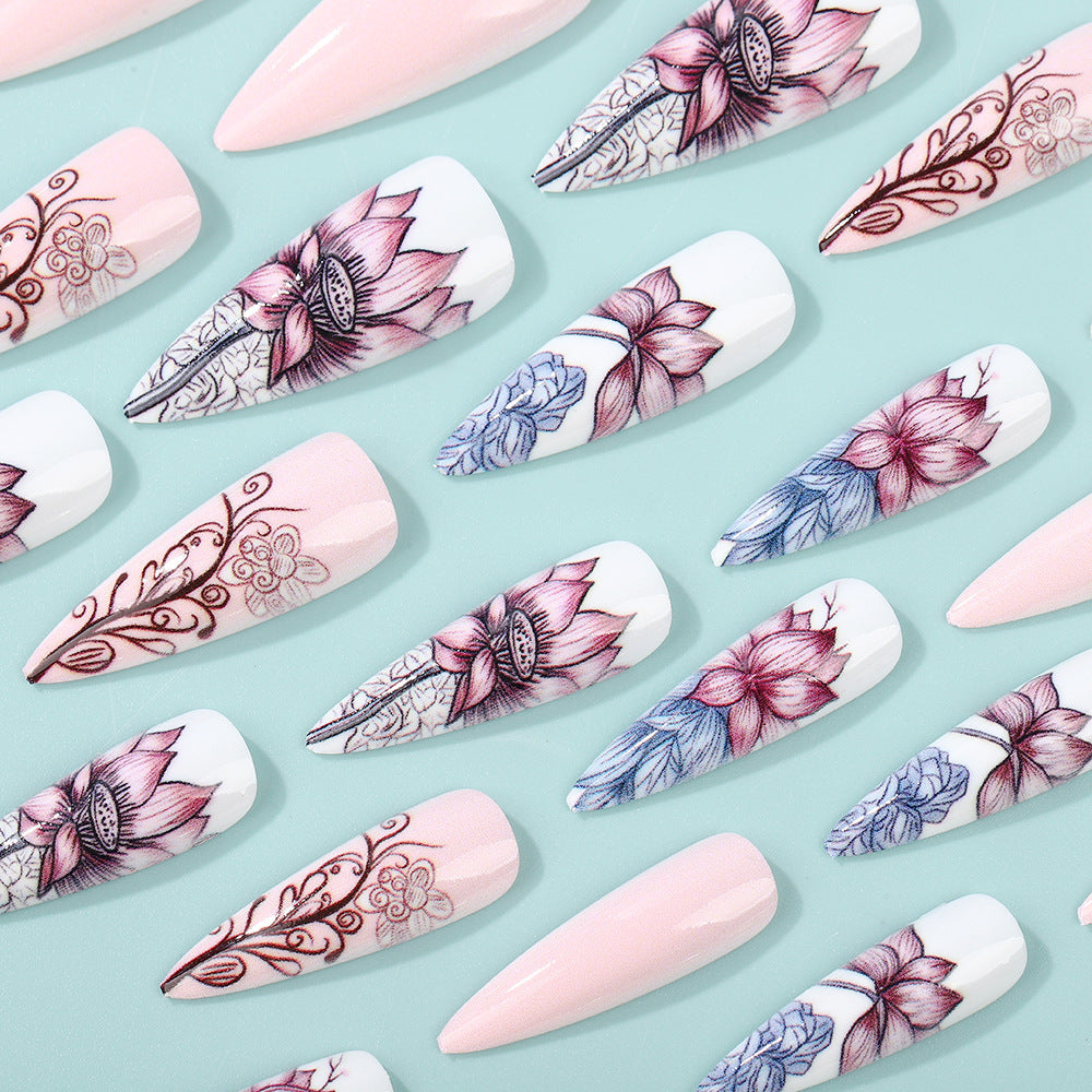 Artificial nails in floral design Bowlift
