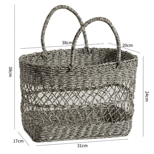 Woven Storage Basket Bowlift