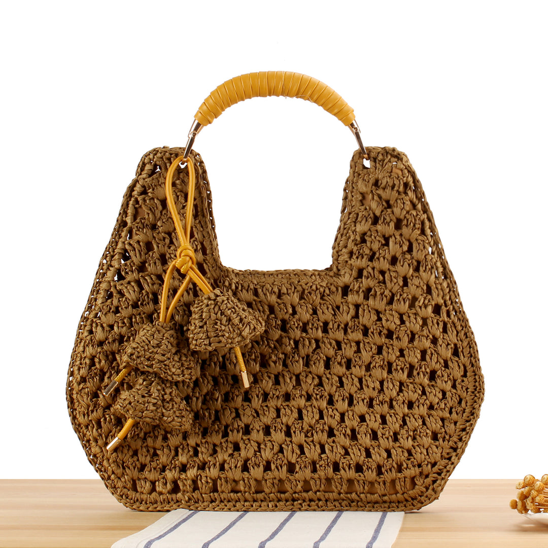 Handmade straw bag Bowlift