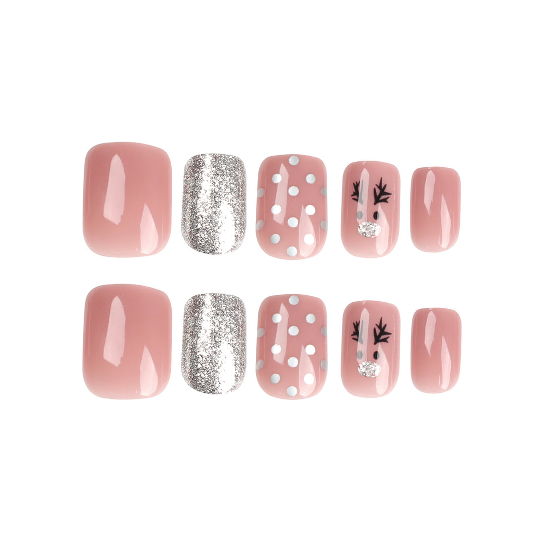 Artful Nail Art with Festive Accents Bowlift