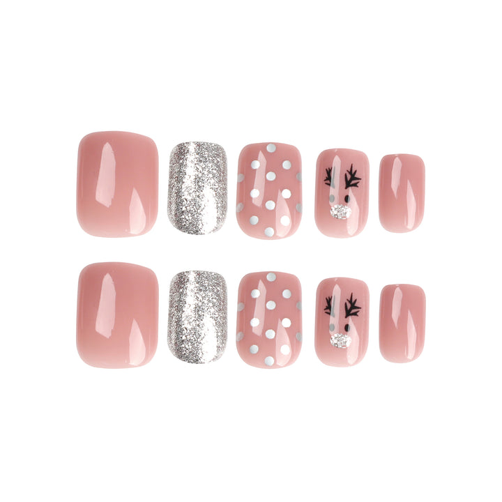 Artful Nail Art with Festive Accents Bowlift
