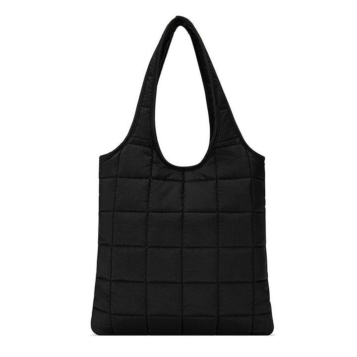 Padded shoulder bag with modern quilted design Bowlift