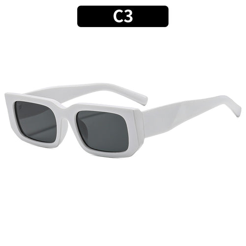 Contemporary Geometric Rectangle Sunglasses