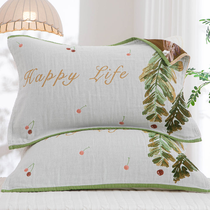 Women Decorative Pillow with Floral Pattern and High-Quality Cotton Bowlift