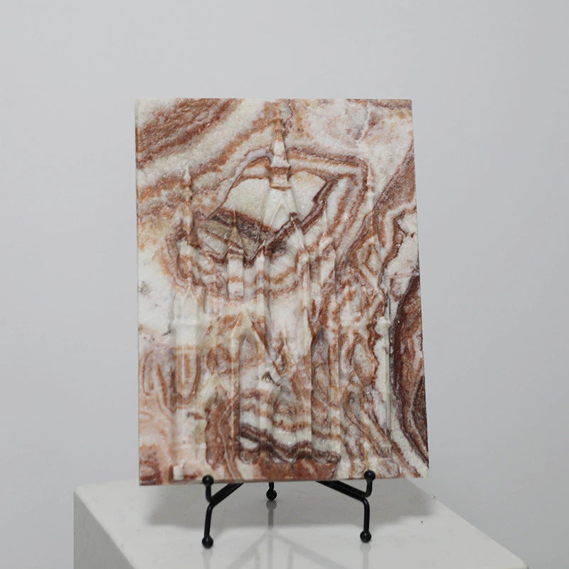Elegant Marble Decorative Plate