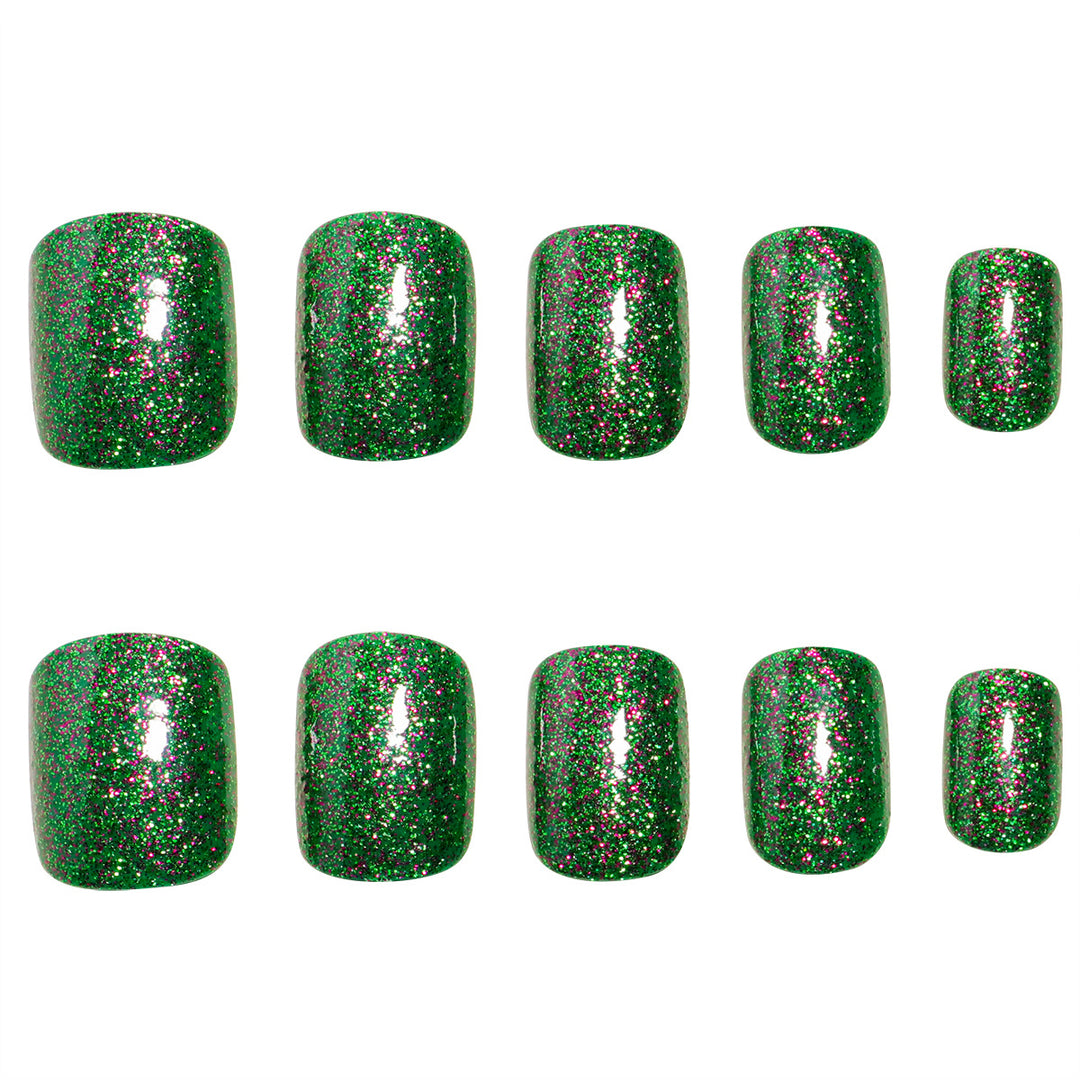 Sparkling Press-On Nail Set Bowlift