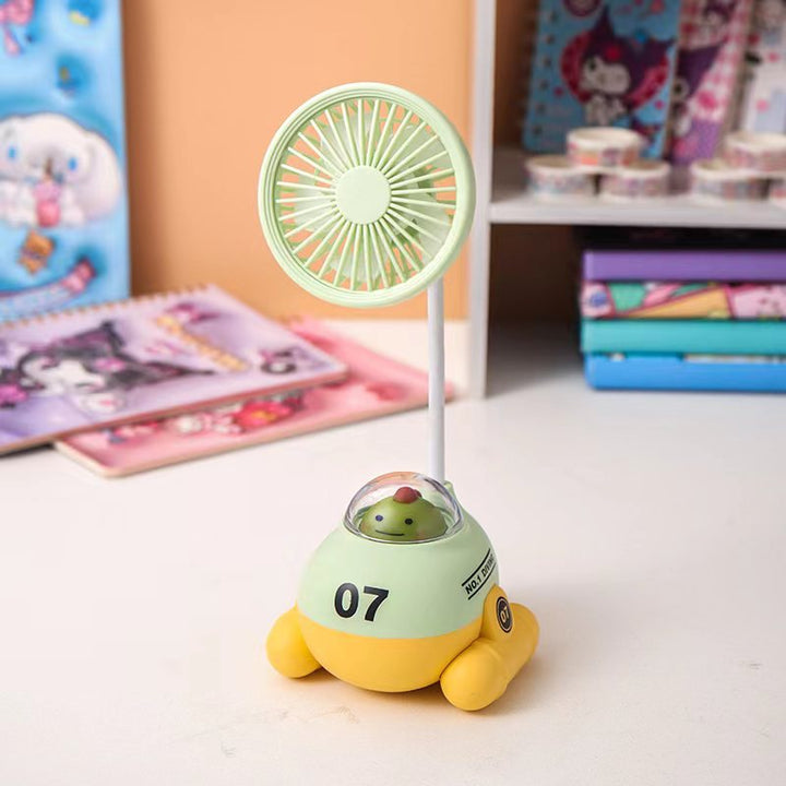 Adorable Cartoon-Themed Desk Fan Bowlift