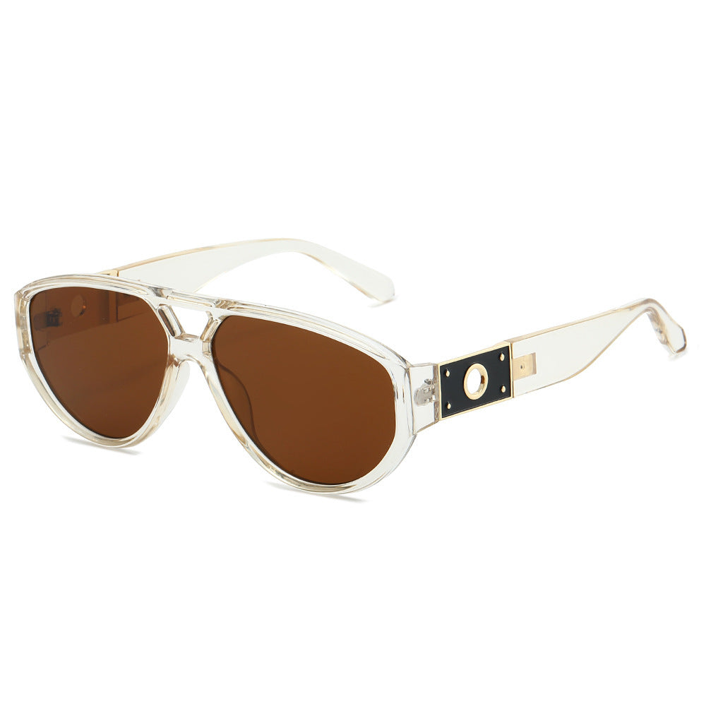 Vintage-Inspired Geometric Sunglasses Bowlift