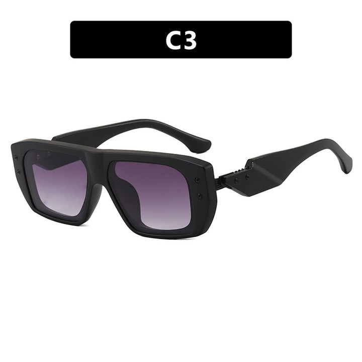 Women's fashionable square glasses with multicolored transparent frame Bowlift