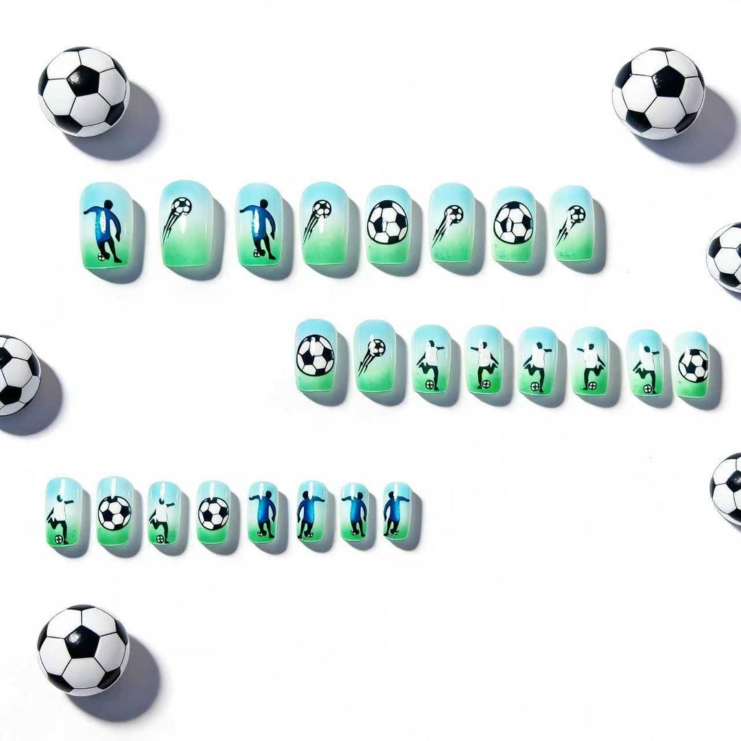 Creative Football Nail Art Bowlift