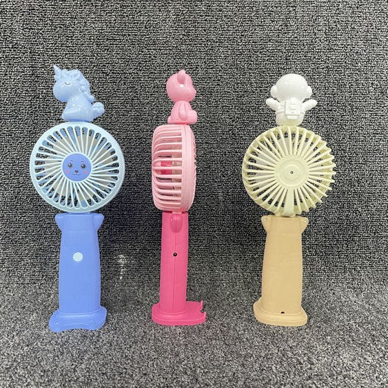 Unisex Portable Mini Hand Fan with Animal Figures Bowlift