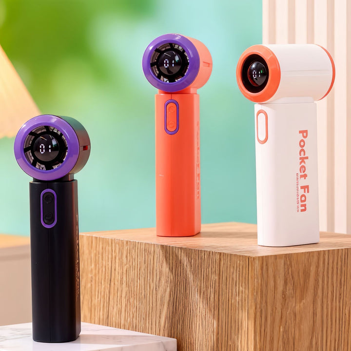 Ladies Portable Mini Fan with USB Charging Function and Lightweight Design Bowlift