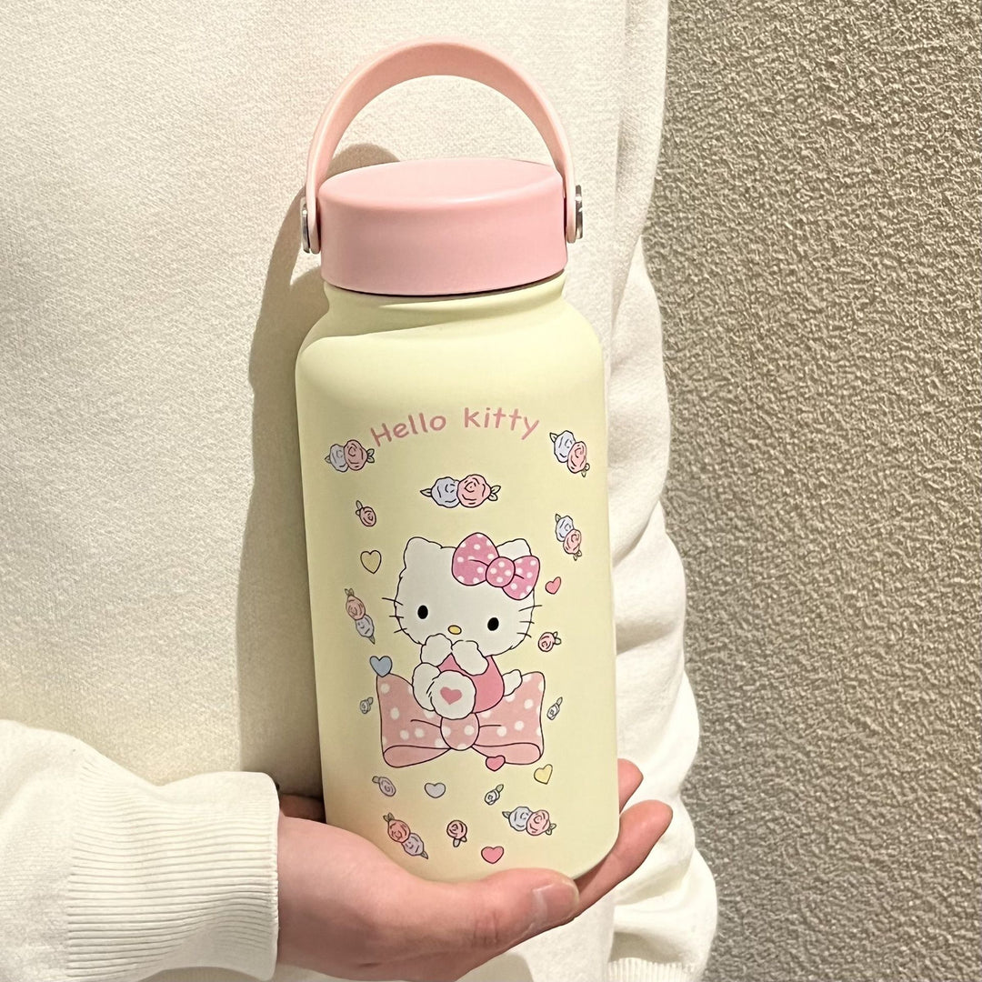 Women's insulated drinking bottle with creative Hello Kitty design Bowlift