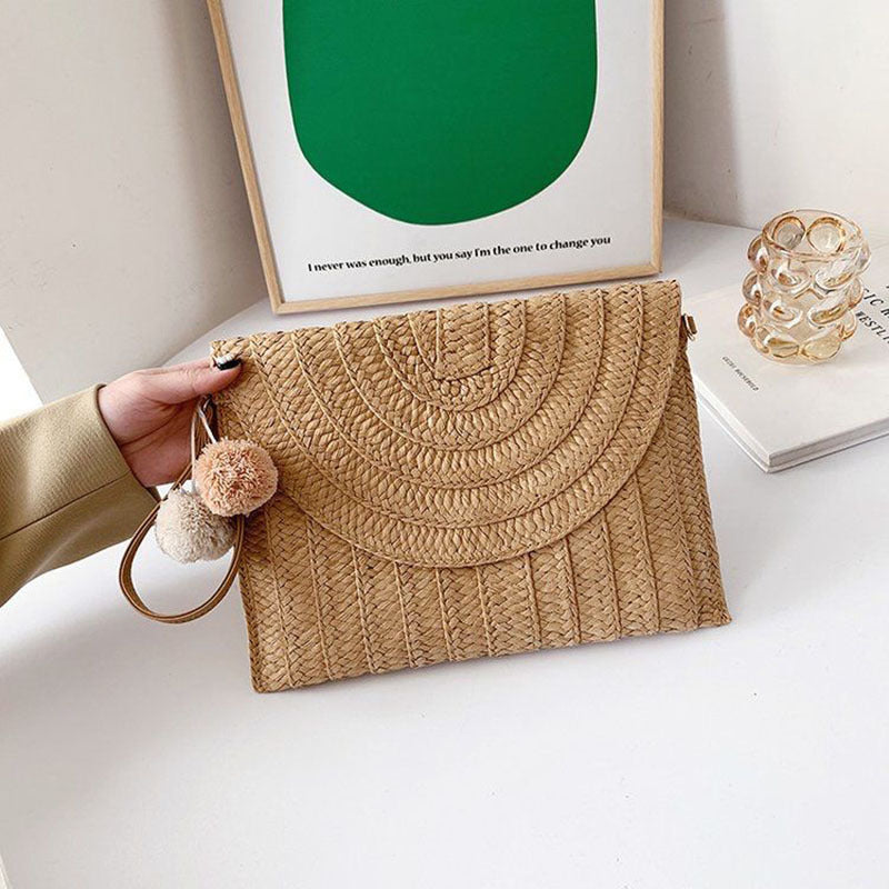 Stylish and Handmade Clutch Bag Made of Natural Material Bowlift