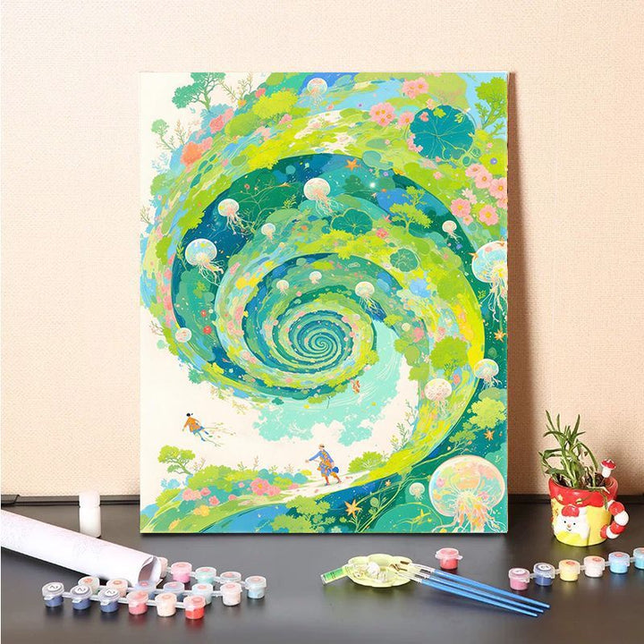 Creative Paint-by-Numbers Art Kit Bowlift