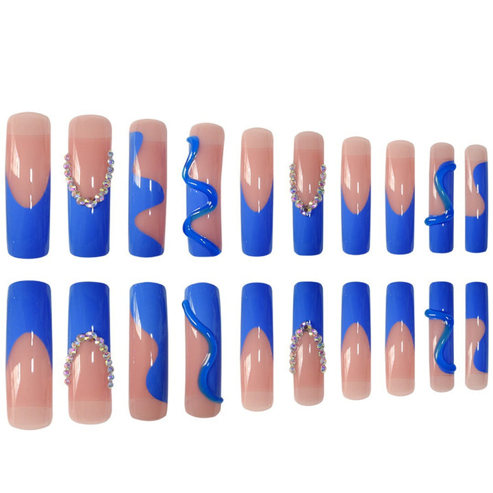 Glamorous 3D Long Stiletto Press-On Nails Bowlift