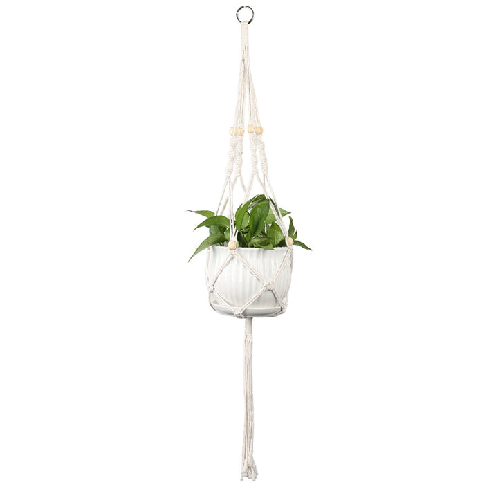 Plant-hanging macrame shelf Bowlift