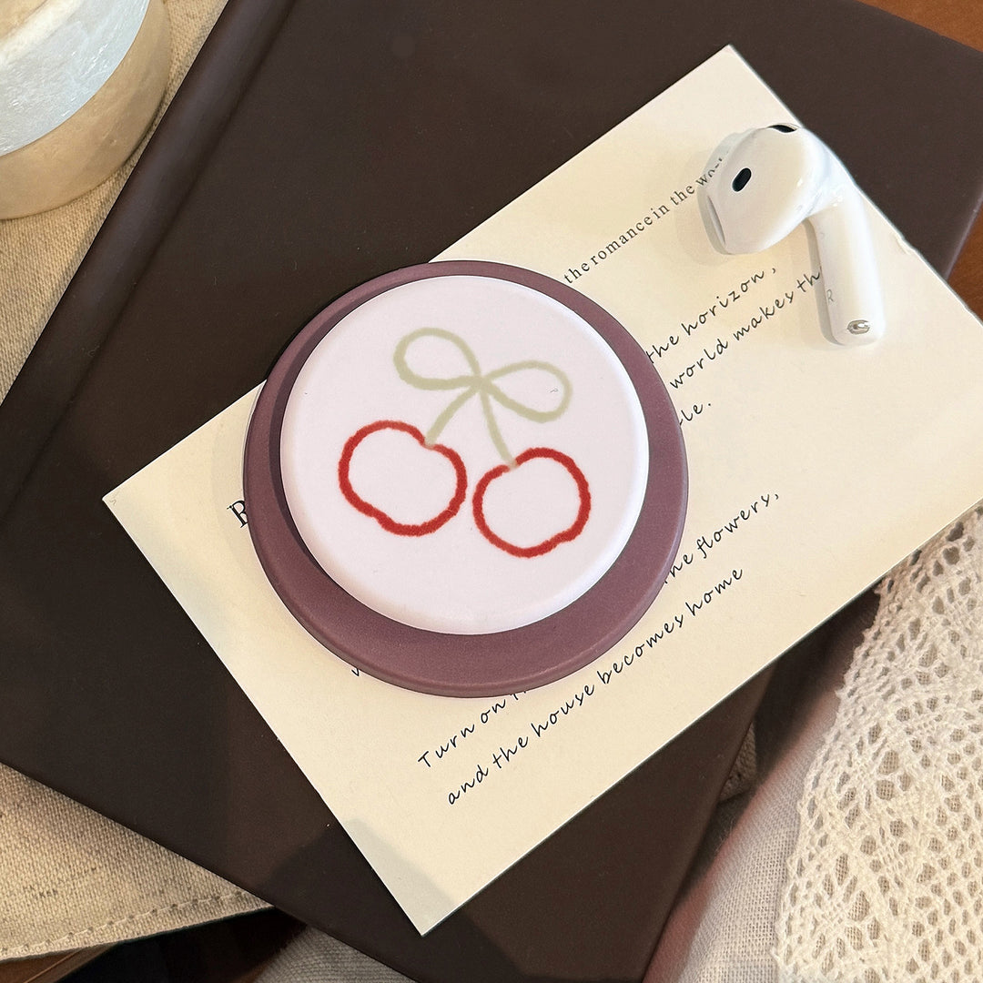 Coaster with cherry motif Bowlift