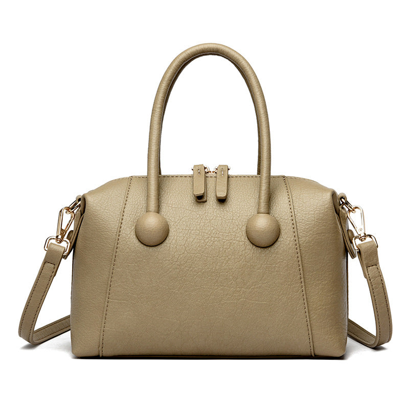 Stylish Textured Handheld Satchel Bowlift