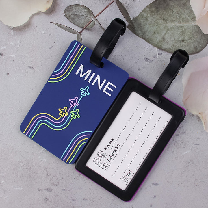 Travel-Themed Luggage Tag Bowlift