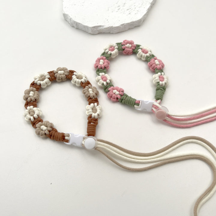 Floral Macrame Eyewear Strap Bowlift