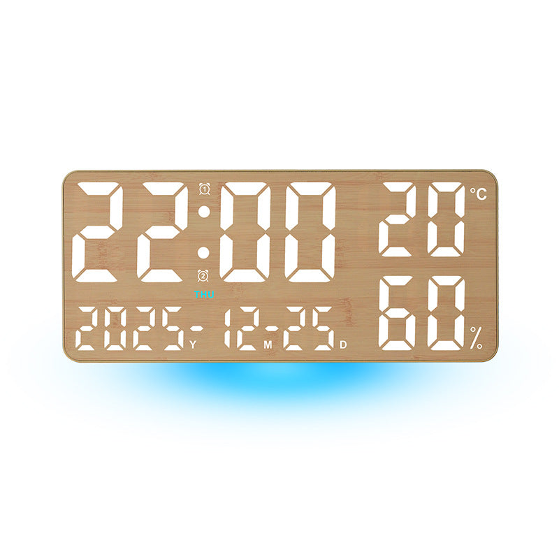 Digital Thermo-Hygrometer Alarm Clock Bowlift
