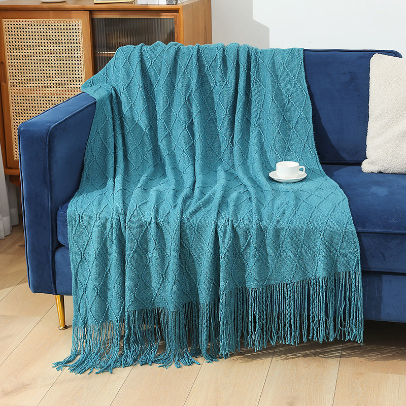 Ladies cozy knit blanket Bowlift